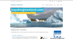 Desktop Screenshot of kayakingreenland.com