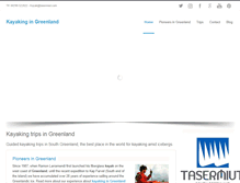 Tablet Screenshot of kayakingreenland.com